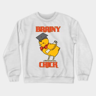 Brainy Chick Crewneck Sweatshirt